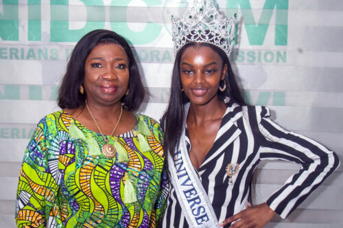 Dabiri-Erewa celebrates Chidimma’s emergence as First Runner up, Miss Universe