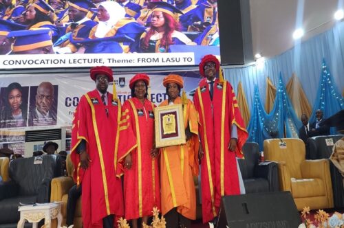 NiDCOM BOSS TO LASU GRADUATES: BE USEFUL, VISIBLE AND NIGERIAN